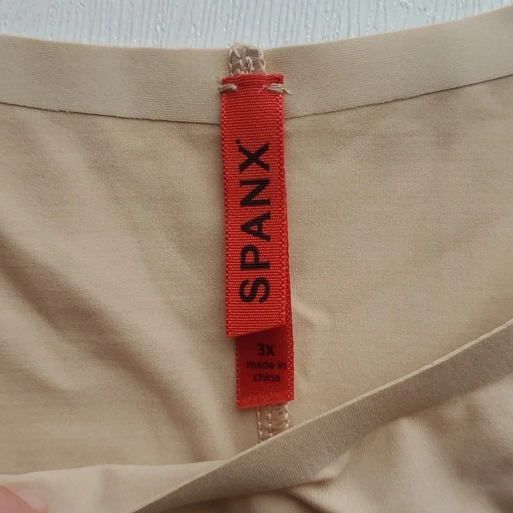 Spanx Nude Trust Your Thinstincts Mid Thigh Bodysuit Shapewear 3X NWT